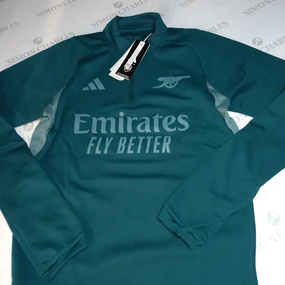ARSENAL FC 1/4 TRAINING SHIRT SIZE S