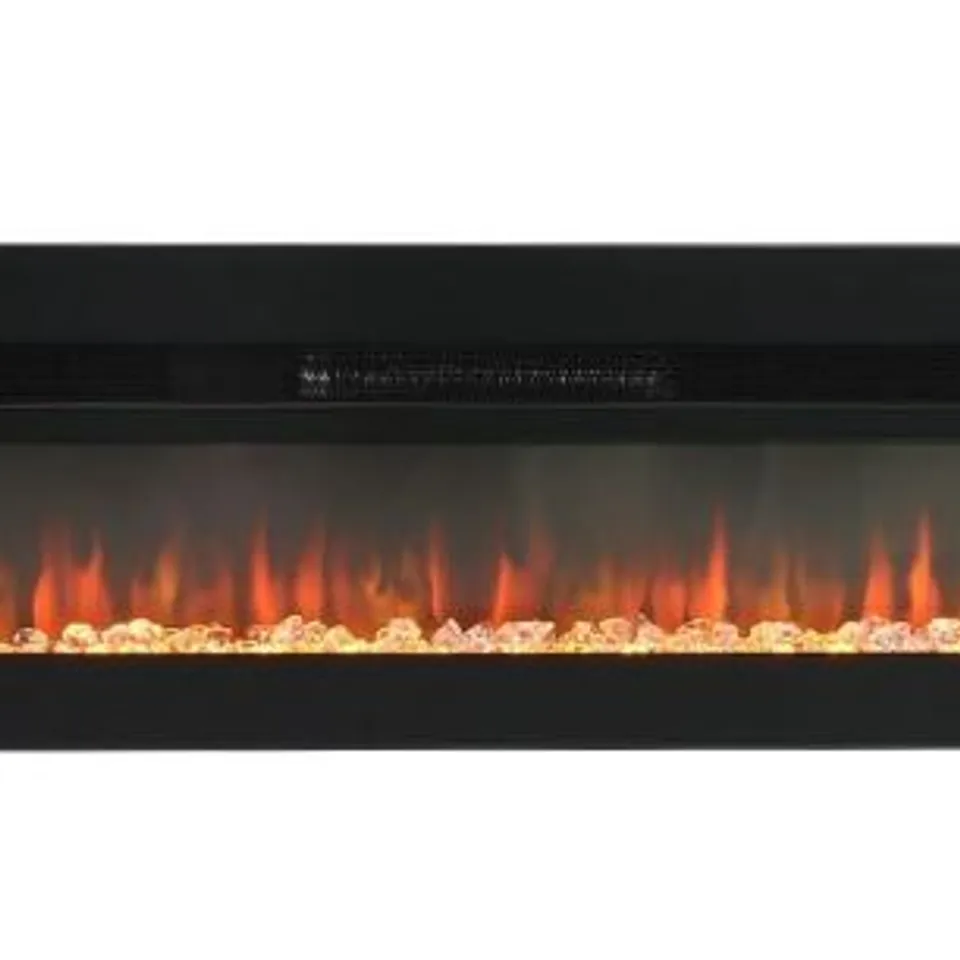 BOXED LIVING AND HOME 9 FLAME COLOUR MOUNTED INSET OR FREESTANDING ELECTRIC FIREPLACE 60 INCH (1 BOX)