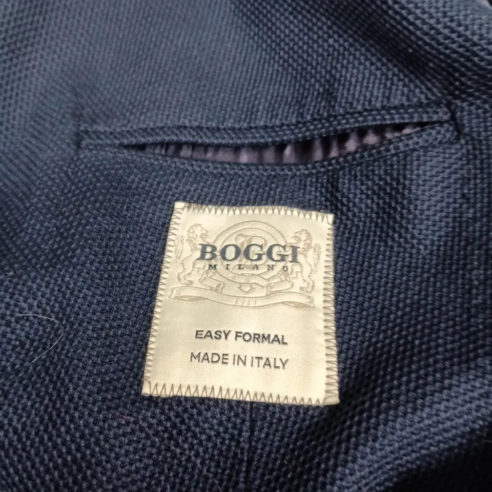 BOGGI MILANO EASY FORMAL NAVY BLAZER – MEN’S, UK 40 (EU 50)
