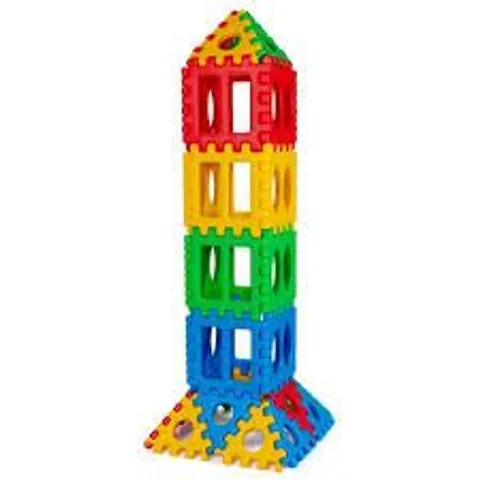 BOXED COSTWAY KIDS GIANT WAFFLE BLOCK PLAY SET (1 BOX)