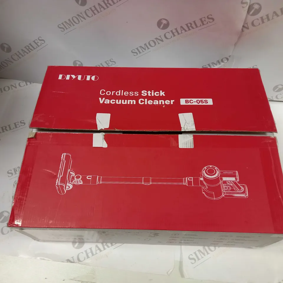 DIYUTO CORDLESS STICK VACUUM CLEANER BC-Q5S BOXED 