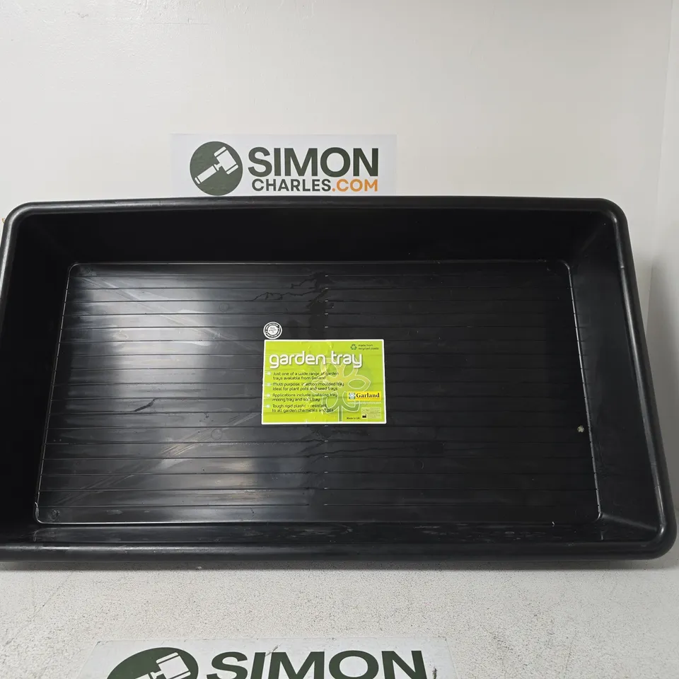 GARLAND BLACK PLASTIC GARDEN TRAY - COLLECTION ONLY