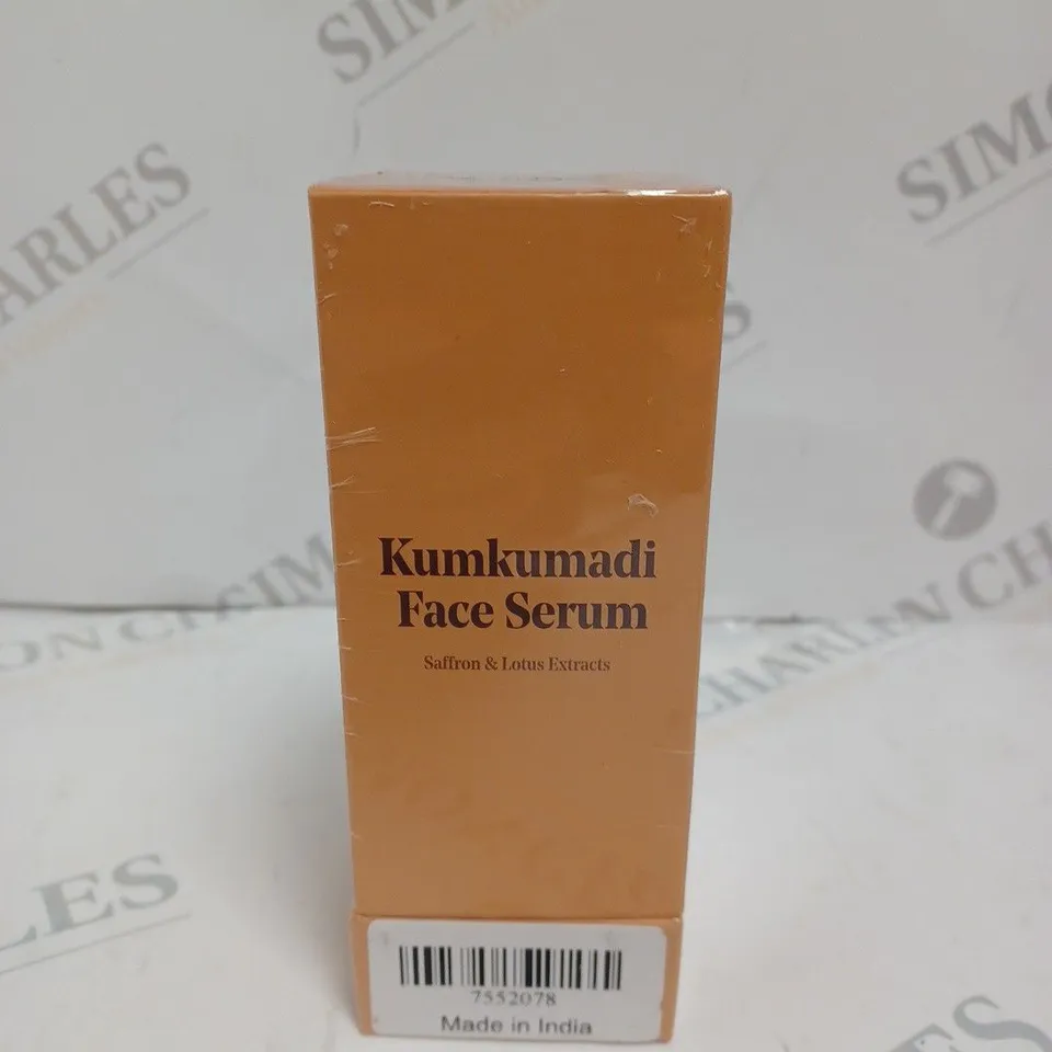 BOXED SEALED KUMKUMADI SAFFRON & LOTUS FACE SERUM - 50ML
