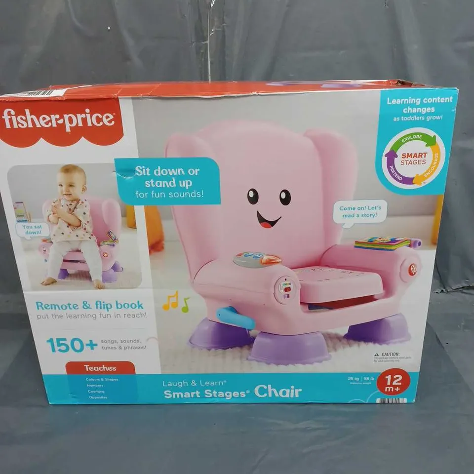 BOXED FISHER-PRICE SMART STAGES CHAIR 