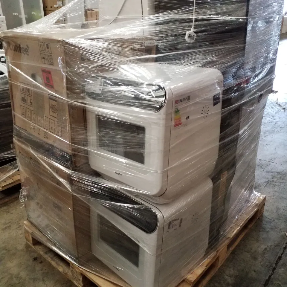 PALLET OF APPROXIMATELY 9 UNPROCESSED RAW RETURN WHITE GOODS TO INCLUDE;