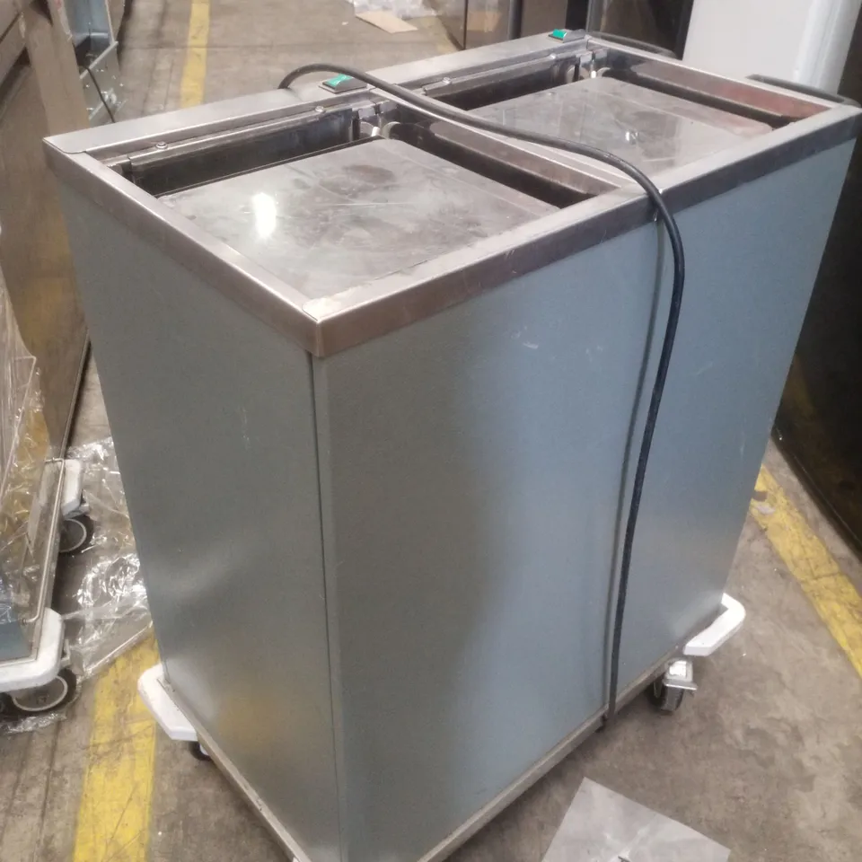 BOXED MOFFAT UHD2 UNIVERSAL PLATE DISPENSER DIMENSIONS 480W X 750D X 900H