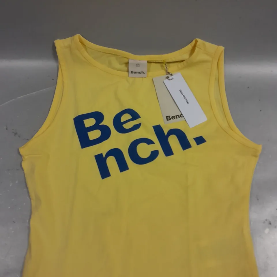BENCH SLASH VEST TOP IN YELLOW - S