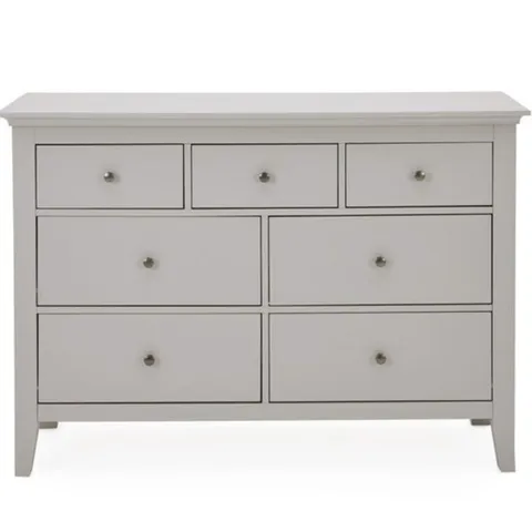 BOXED LYNTON 7 DRAWER CHEST - NATURAL (2 BOXES)