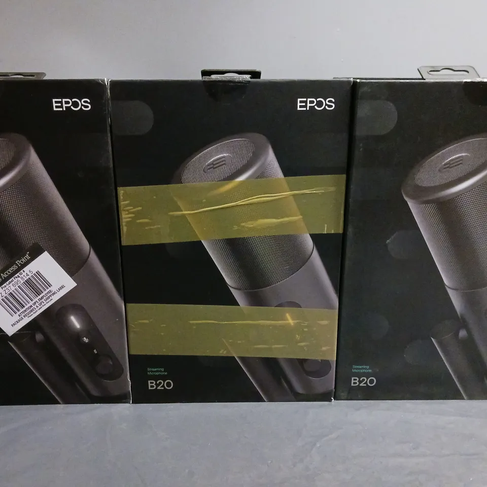 BOX OF 3 EPOS B20 BROADCAST USB STREAMING MICROPHONE