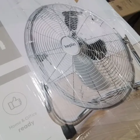 BOXED KEPLIN 20" FLOOR FAN CHROME