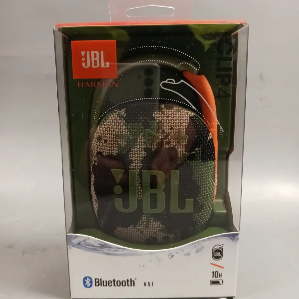 BOXED JBL CLIP 4 BLUETOOTH SPEAKER 