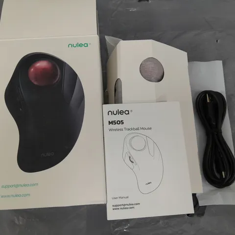 BOXED NULEA M505 WIRELESS TRACKBALL MOUSE