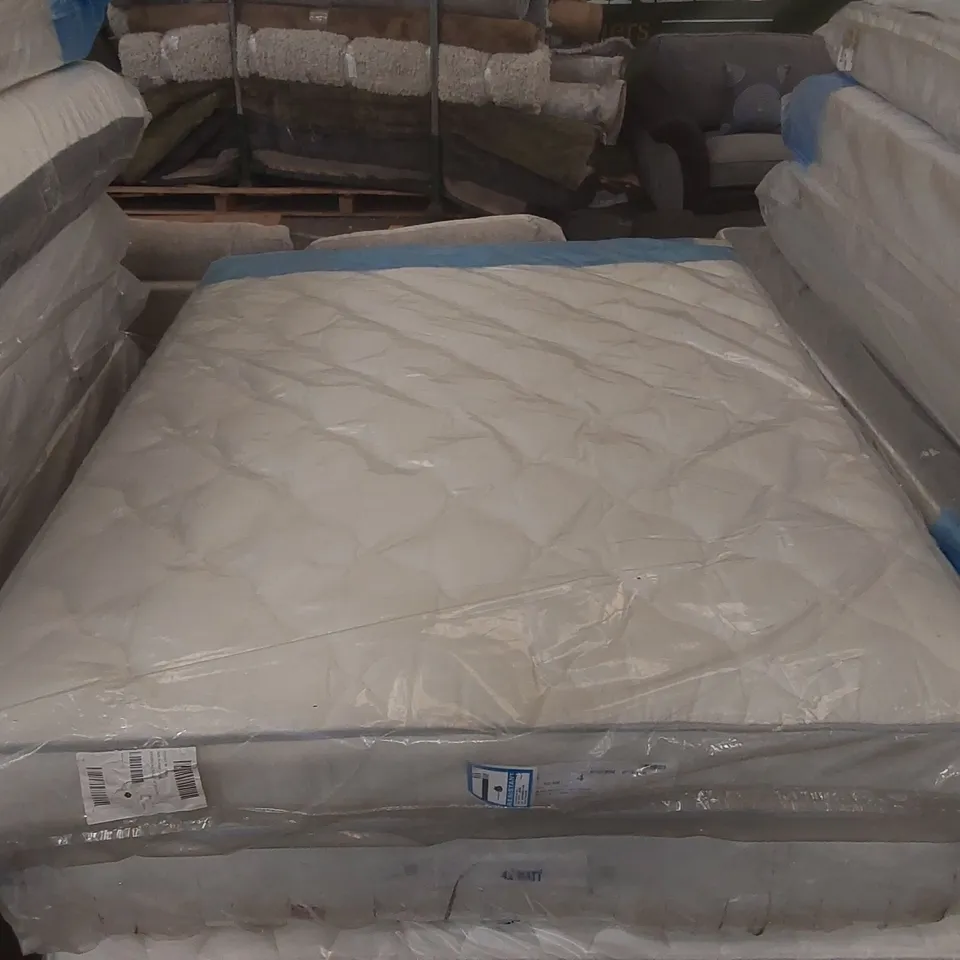 QUALITY BAGGED DESIGNER KING SIZE 150cm AIRSPRUNG LUXURY QUILTED MEDIUM MATTRESS RRP £259