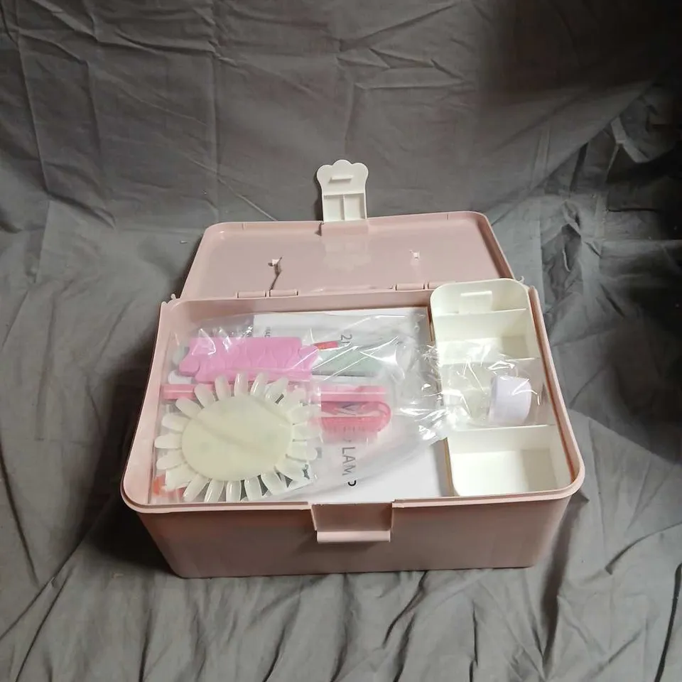 GEL NAIL POLISH SET WITH CAT BOX 