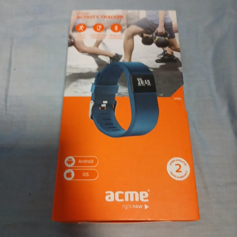 ACME FITNESS TRACKER WRISTBAND – BLUE, BOXED (ANDROID & IOS)