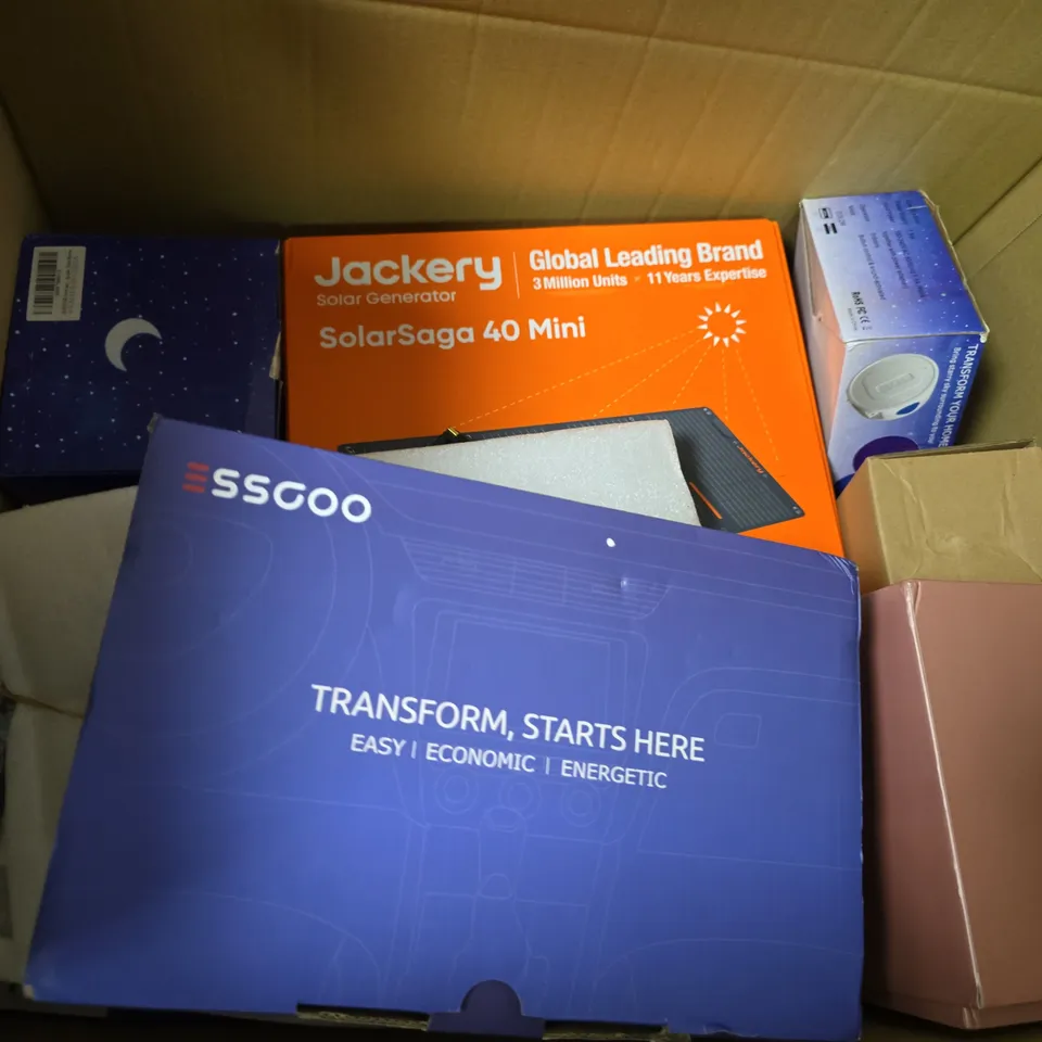 BOX OF APPROXIMATELY 12 ASSORTED ITEMS TO INCLUDE - VORYNNA HAIR STRAIGHTER , TRANSFORM YOUR HOME INSTANTLY , CONTROLLER ETC