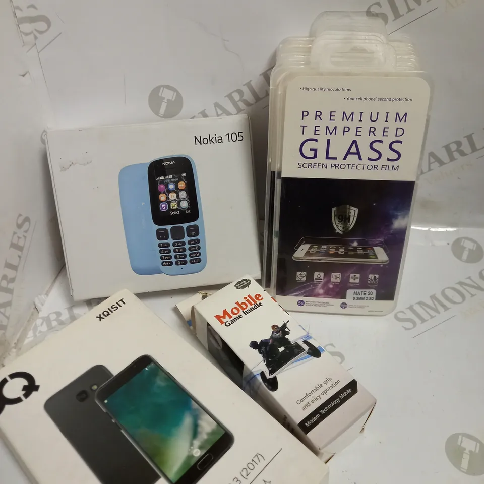 LOT OF APPROX 10 TO INCLUDE SCREEN PROTECTOR FILM , NOKIA AND MOBILE GAME HANDLE