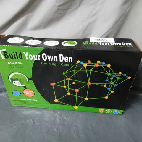 BUILD YOUR OWN DEN – THE MAGIC CASTLE CONSTRUCTION TOY (BOXED)