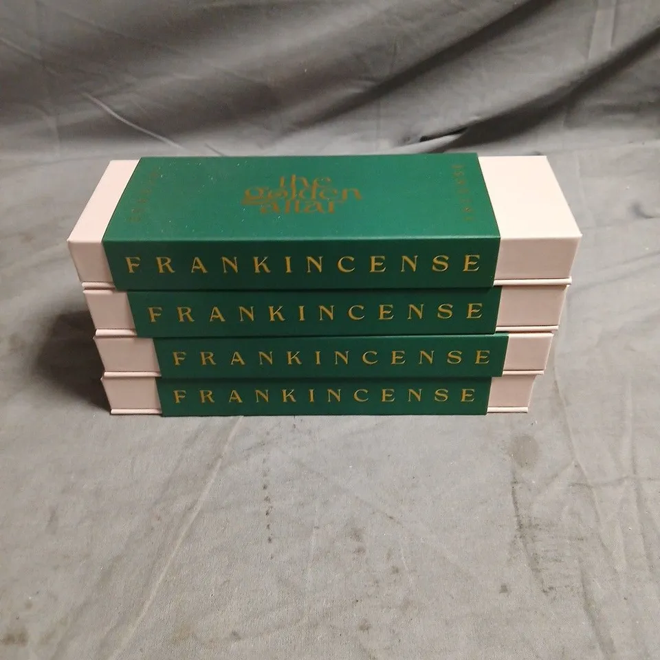 LOT OF 4 BOXES OF THE GOLDEN ALTAR FRANKINCENSE INCENSE STICKS
