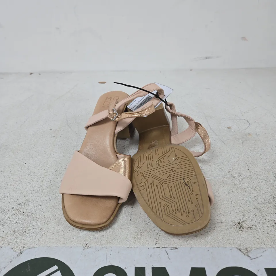 MODA WOMEN’S SANDALS WITH BLOCK HEEL – NUDE PINK EU SIZE 40