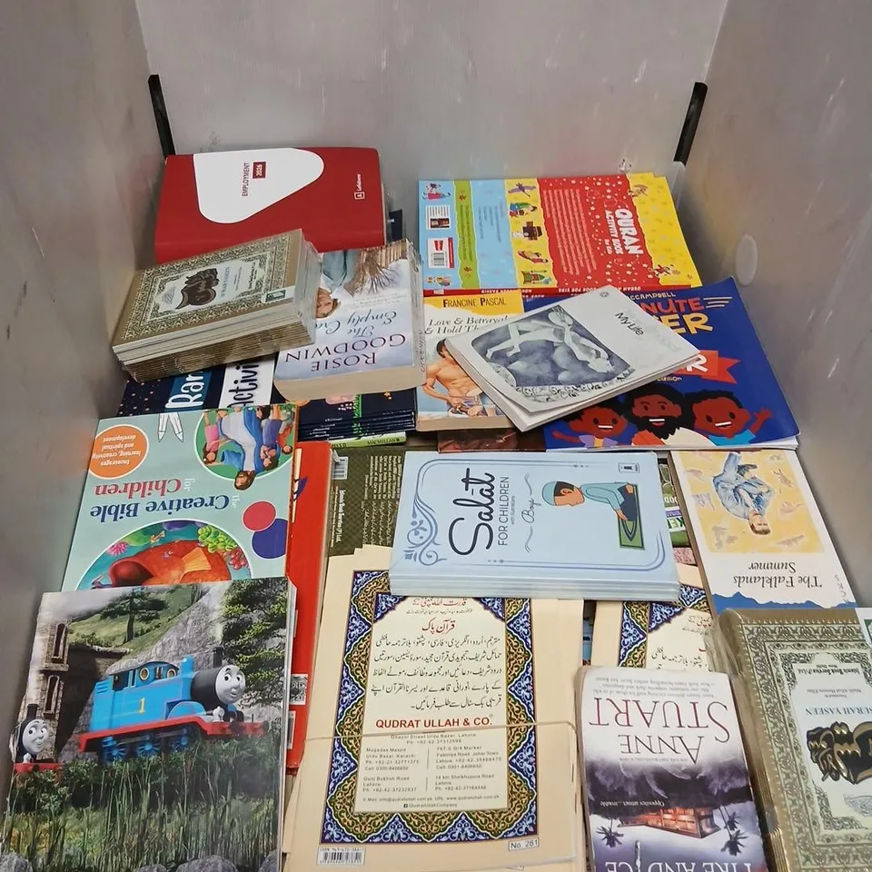 LARGE QUANTITY OF ASSORTED FICTION AND NON FICTION BOOKS