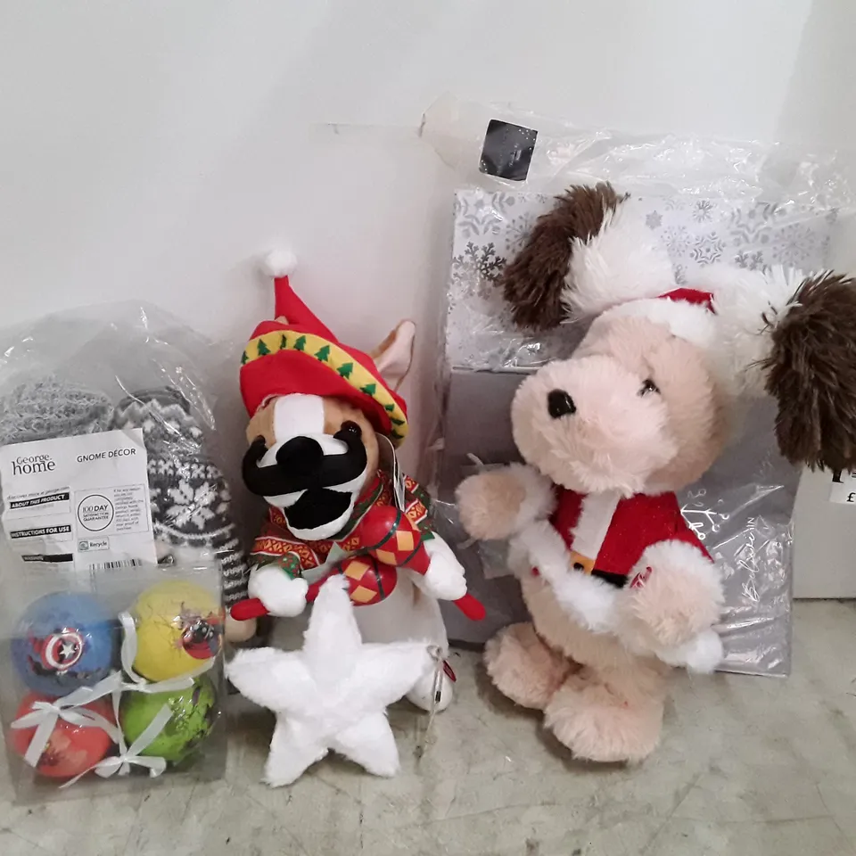 BOX CONTAINING APPROXIMATELY 21 ASSORTED BRAND NEW CHRISTMAS PRODUCTS 