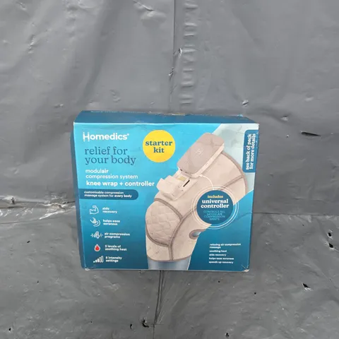 BOXED HOMEDICS MODULAIR COMPRESSION SYSTEM KNEE WRAP + CONTROLLER