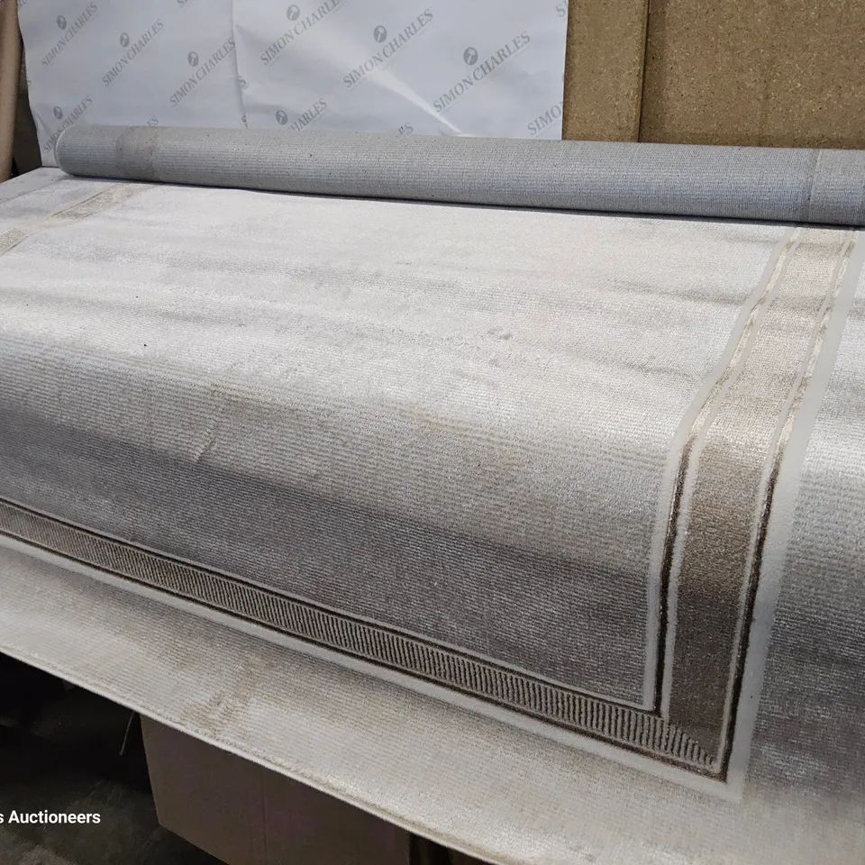 MAAG MACHINE WOVEN IVORY/CREAM RUG 160 × 220
