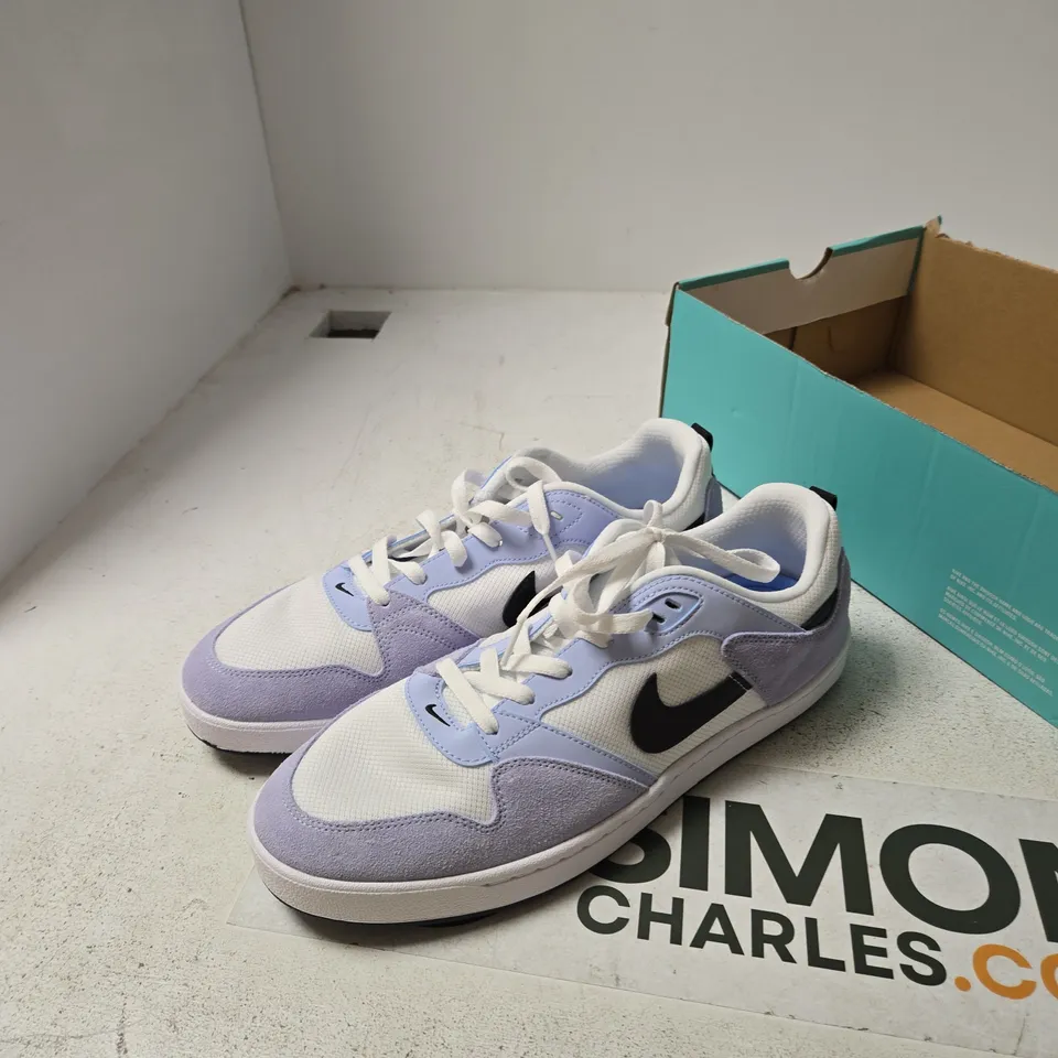 NIKE SB ALLEYOOP SNEAKERS – LILAC/WHITE, UK 11 (US 12)