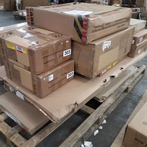 PALLET CONTAINING ASSORTED FLATPACK FURNITURE PARTS 