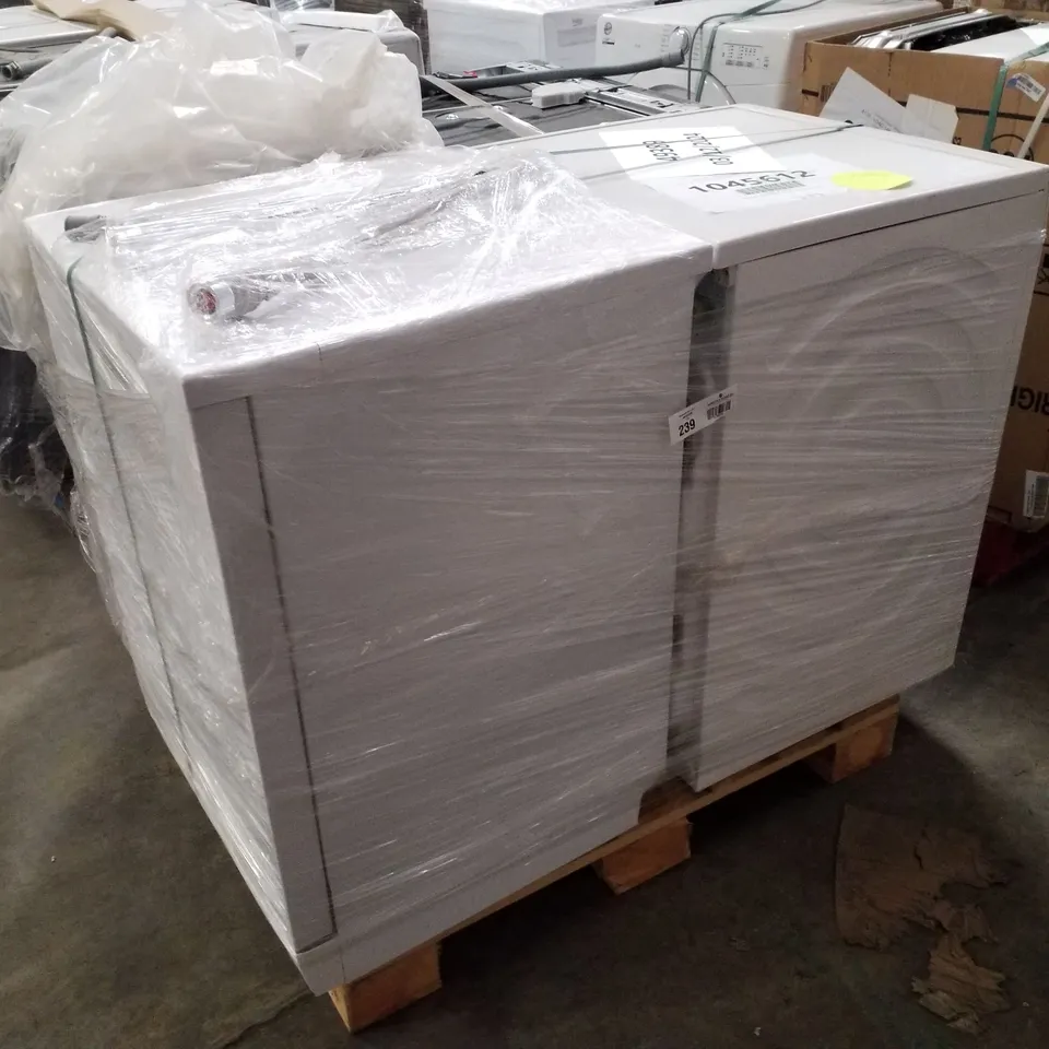 PALLET OF APPROXIMATELY 4 UNPROCESSED RAW RETURN WHITE GOODS TO INCLUDE;