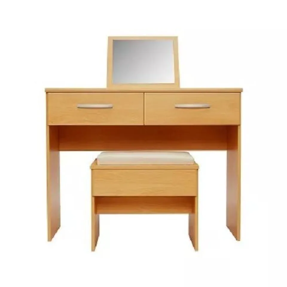 BRAND NEW BOXED HALLINGFORD 2 DRAWER DRESSER BEECH (1 BOX)