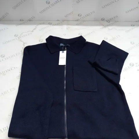 EASY EST 1973 - MENS ZIPPED FLEECT - NAVY  - SIZE XXL
