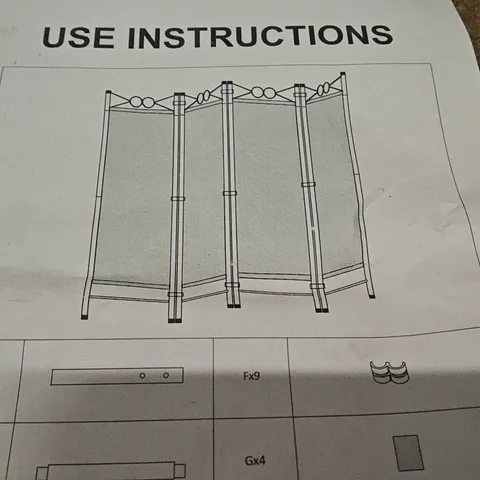 BOXED WALL DIVIDER  GREY