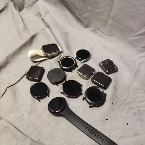 APPROXIMATELY 10 ASSORTED DAMAGED/FAULTY SMARTWATCH UNITS