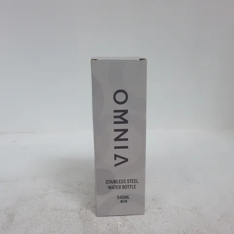 OMNIA STAINLESS STEEL WATER BOTTLE BLUE 540ML