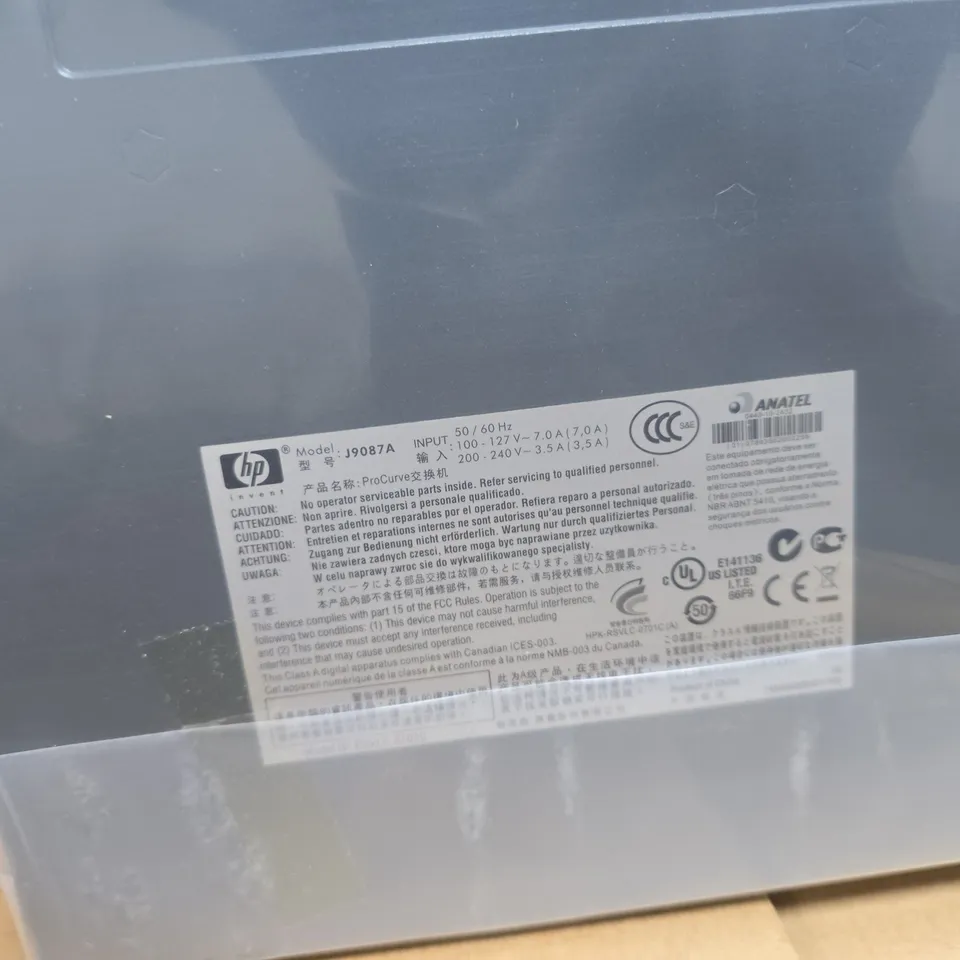HP PROCURVE NETWORK SWITCH J9087A