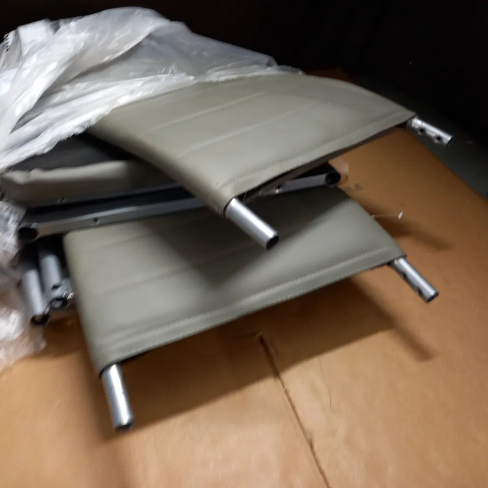 GREY FAUX LEATHER DINING CHAIR PARTS