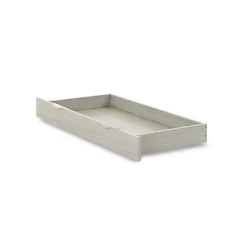 BOXED NIKA COT BED UNDER  DRAWER 120X60 -  GREY WASH AND WHITE (1 BOX)