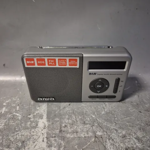 BOXED AIWA DIGITAL PORTABLE DAB RADIO 
