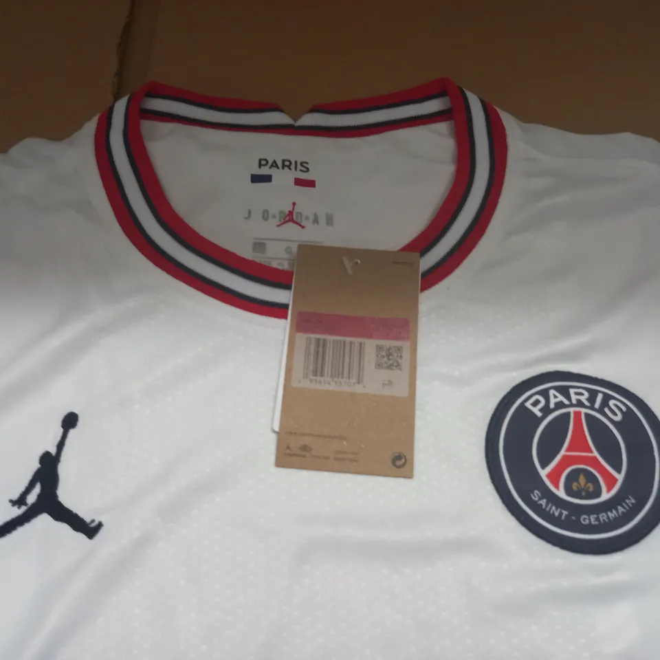 PARIS SAINT GERMAIN WHITE FOOTBALL SHIRT - L
