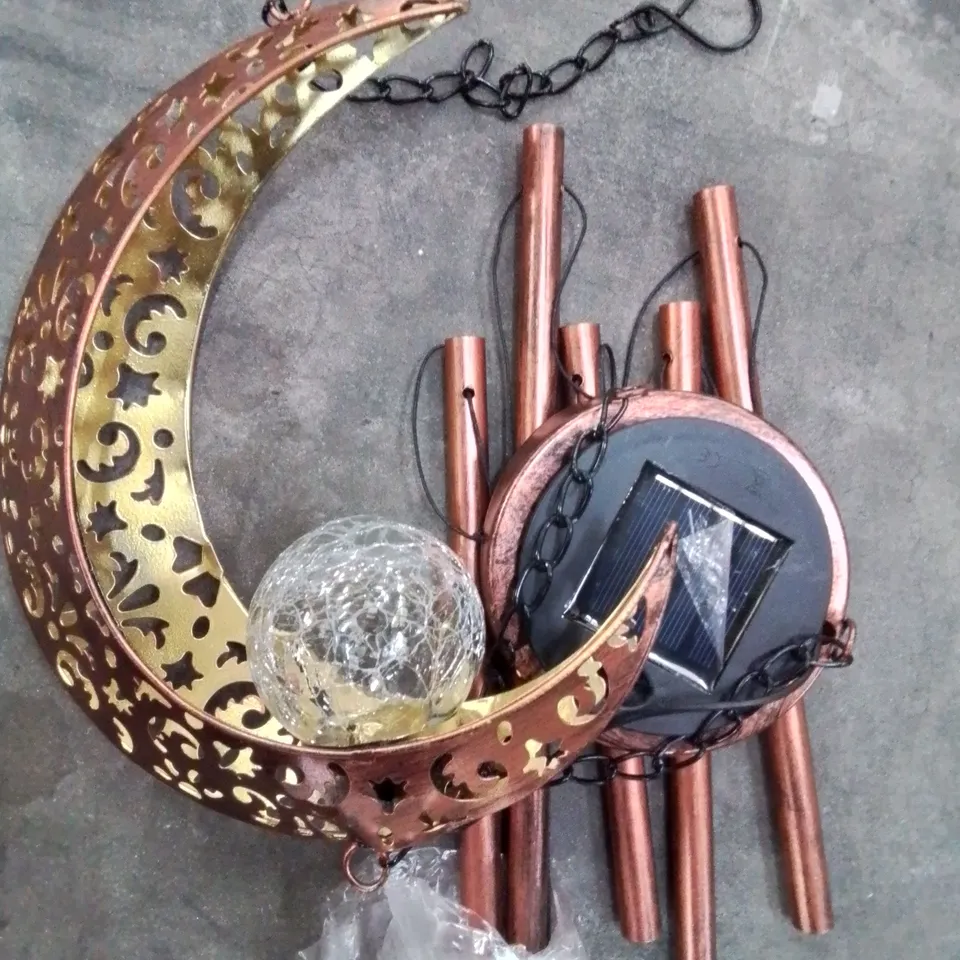 SOLAR LED WIND CHIME - MOON