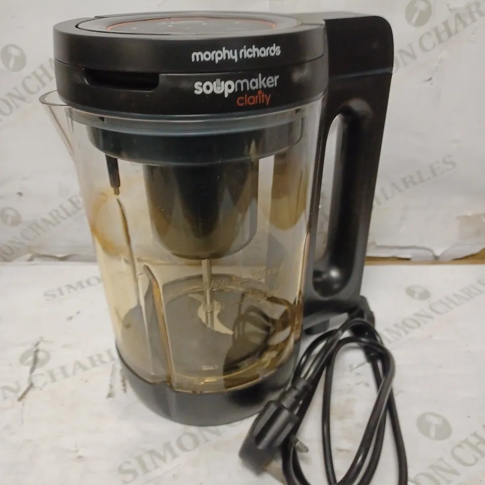 MORPHY RICHARDS CLARITY SOUP MAKER
