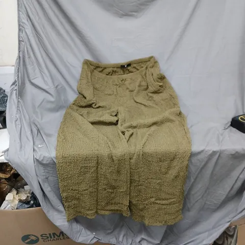 WIDE LEG TROUSERS CO-ORD BY VERY SIZE UK 20 GREEN