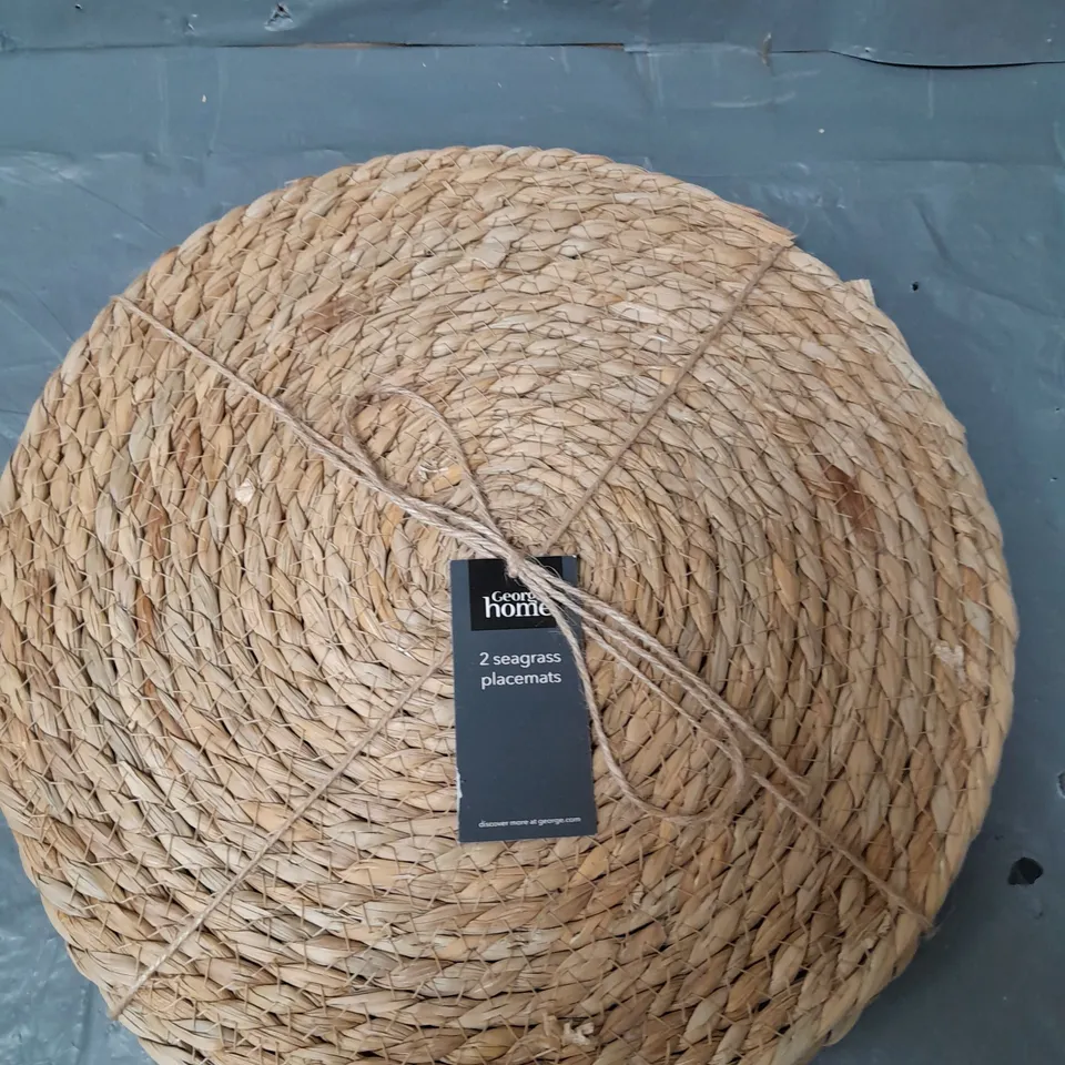 LOT OF 8 SETS OF 2 SEAGRASS PLACEMATS