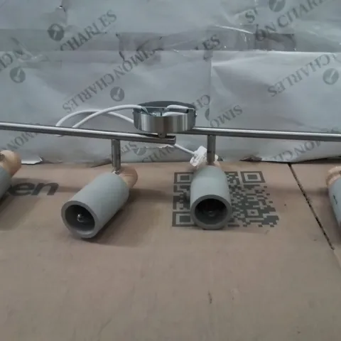 4 LIGHT SEMI FLUSH SPOTLIGHT BAR