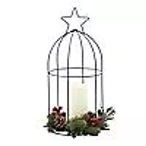 SARA DAVIES FAUX CANDLE STAR DISPLAY 