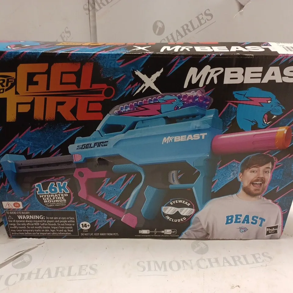 BOXED NERF PRO GELFIRE MRBEAST RRP £65.99