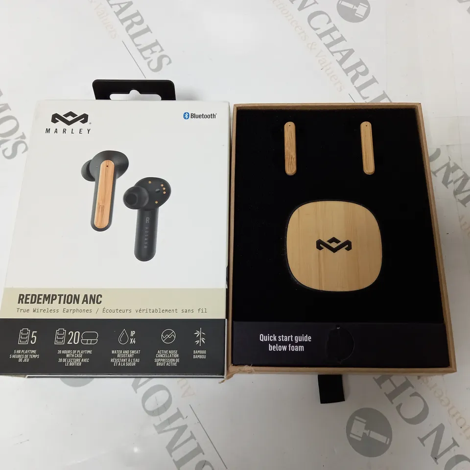 BOXED MARLEY REDEMPTION ANC TRUE WIRELESS EARPHONES