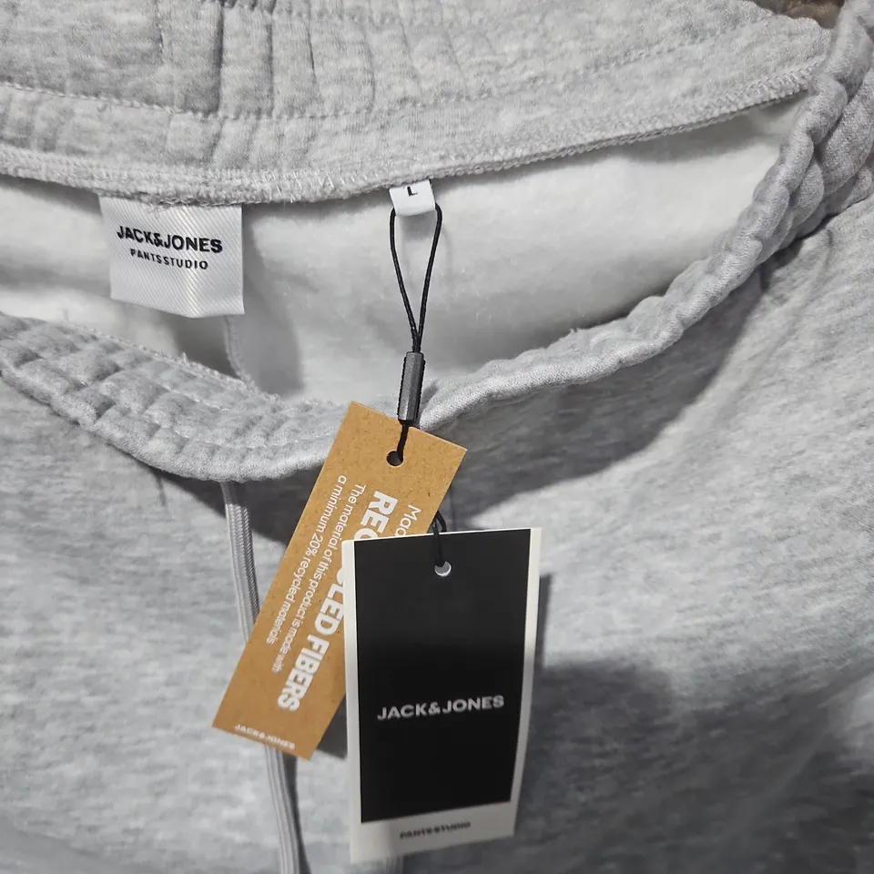 JACK & JONES PANTS STUDIO GREY JOGGERS – SIZE L
